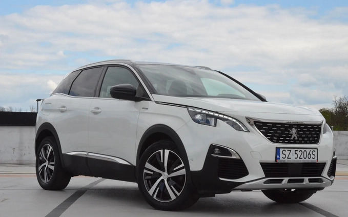 Peugeot 3008 cena 71900 przebieg: 99000, rok produkcji 2017 z Zabrze małe 781